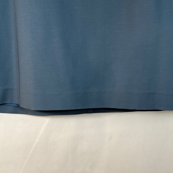 NEW Jones New York Cotton Faille Skirt Slate Blue - Picture 7 of 11